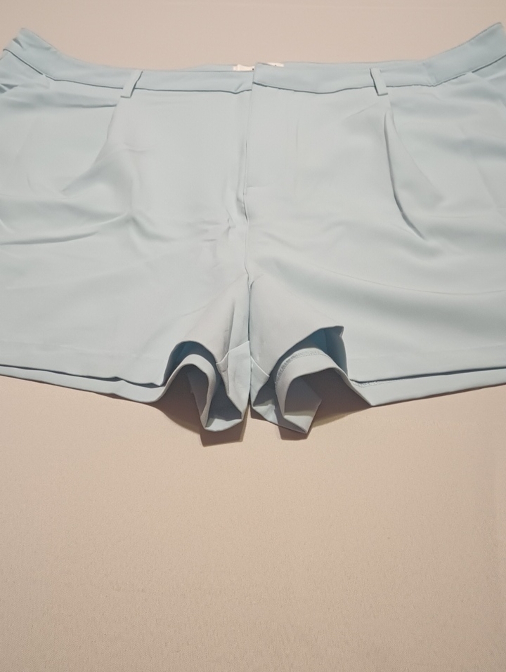 Light Blue Women's Trouser Shorts
